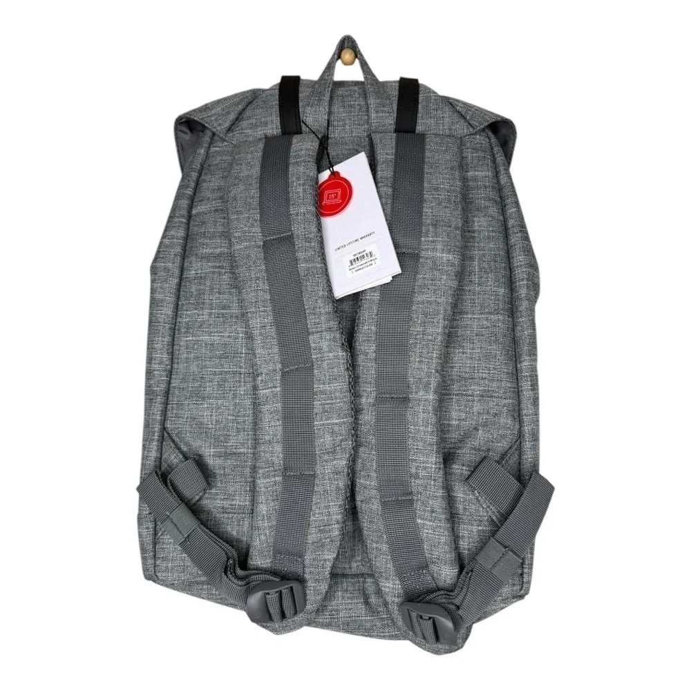 NWT Herschel 15 inch Laptop Retreat Gray Backpack for Men Boys